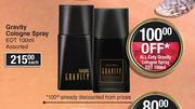 Coty Gravity Cologne Sprays EDT-100ml Each