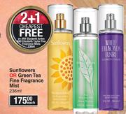 Elizabeth Arden/Elizabeth Taylor Sunflowers Or Green Tea Fine Fragrance Mist-236ml Each