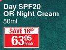 Johnson's Day SPF20 Or Night Cream 50ml-Each