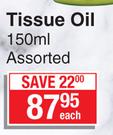 Johnson's Tissue Oil-150ml Each