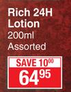 E45 Rich 24H Lotion-200ml