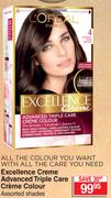 L'Oreal Paris Excellence Creme Advanced Triple Care Creme Colour-Each