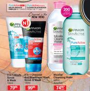 Garnier 3 In 1 Wash Scrub & Mask-150ml