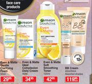 garnier even and matte cleansing foam