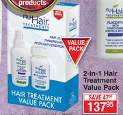 Nu-Hair 2-In-1 Hair Treatment Value Pack