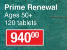 Imedeen Prime Renewal Ages 50 Plus-120 Tablets