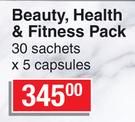Nutri Woman Dermaceutics Beauty, Health And Fitness Pack-30 Sachets x 5 Capsules