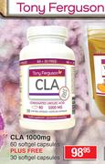 Tony Ferguson CLA 1000mg Softgel-60 Capsules + 30 Capsules