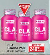 Primal CLA Banded Pack-3x90 Capsules Per Pack