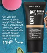 Rimmel Lasting Matte Foundation