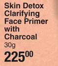 Palladio Skin Detox Clarifying Face Primer With Charcoal 30g