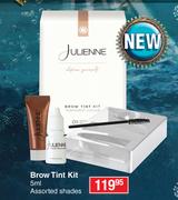 Julienne Brow Tint Kit Assorted Shades 5ml