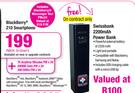 Black Berry Z10 Smartphone+ Free Swissbank 2200mAh Power Bank-On Smart S