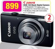 Canon IXUS 132 Black Digital Camera