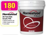 Homestead 20L Fast Hide Acrylic PVA
