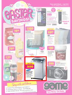 Game : Easter Savings (26 Mar - 1 Apr 2014), page 1