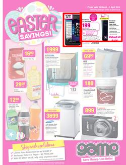 Game : Easter Savings (26 Mar - 1 Apr 2014), page 1