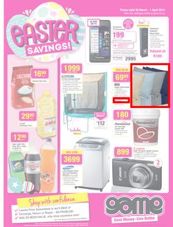 Game : Easter Savings (26 Mar - 1 Apr 2014), page 1
