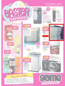 Game : Easter Savings (26 Mar - 1 Apr 2014), page 1