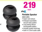 Shox Portable Speaker MAXI LUMO-Each