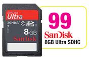 Sandisk 8GB Ultra SDHC