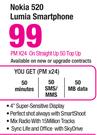 Nokia 520 Lumia Smartphone-On Straight Up 50 Top Up