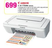 Canon 3-In-1 Printer MG2540