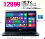 Sony Intel Core i7 Notebook
