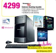 Lenovo Celeron Desktop Bundle