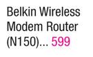 Belkin Wireless  Modem Router N150