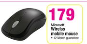 Microsoft Wireless Mobile Mouse