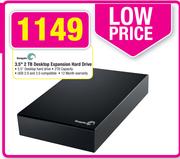 Seagate 3.5" 2 TB Desktop Expansion Hard Drive