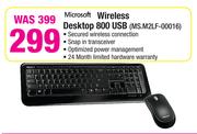 Microsoft Wireless Desktop 800 USB