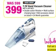 Black & Decker 7.2V Hand Vacuum Cleaner WET & DRY WD7