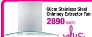 Samsung 60cm Stainless Steel Chimney Extractor Fan
