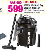 Hoover 1800W Wet And Dry Vacuum Cleaner