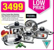 Bastille 8 Piece Cordon Bleu Stainless Steel Waterless Cookware Set