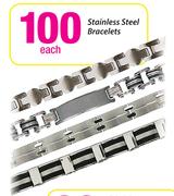 Stainless Steel Bracelets-Each