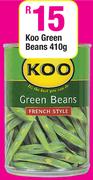 Koo Green Beans-410g