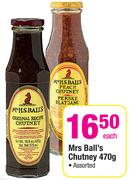 Mrs Ball's Chutney Assorted-470g Each