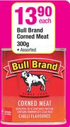 Bull Brand Corned Meat Assorted-300g