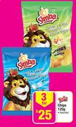 Simba Chips-3 x 125gm