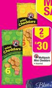 Bakers Multipack Mini Cheddars-2's