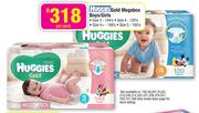 Huggies Gold Megabox Boys/Girls Size 3-144's/Size 4-120's/Size 4+-108's/Size 5-100's-Per Pack