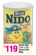 Nestle Nido 3 Yrs + Pre School Milk-900gm