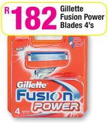 Gillette Fushion Power Blades-4's