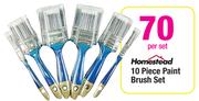 Homestead 10 Piece Paint Brush Set-Per Set