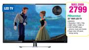 Hisense 32" HDR LED TV LEDN32D33