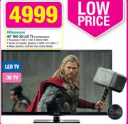 Hisense 40" FHD 3D LED TV LEDN40K366X3D