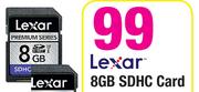Lexar 8GB SDHC Card